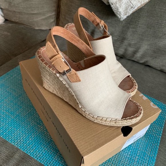 toms monica slingback espadrille wedges